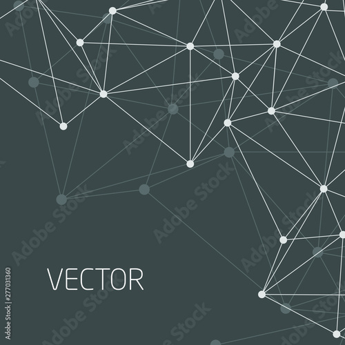 Abstract Polygonal background illustration