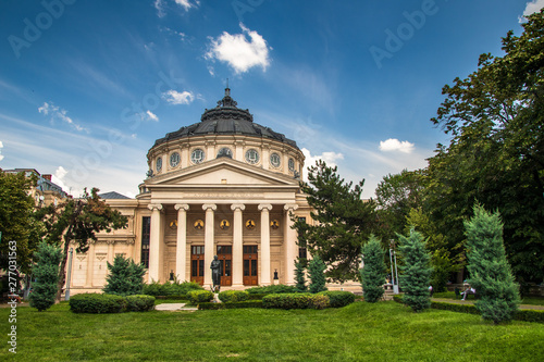 Romanian Athenaeum, concert hall in the center of Bucharest, Romania