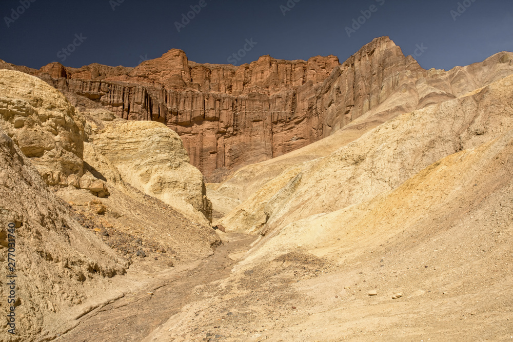 Fototapeta premium Red Cathedral at the golden canyon in Death Valley National Park