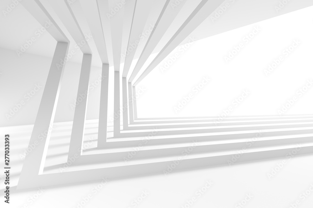 Obraz premium Abstract Technology Background. Minimal Architecture Design