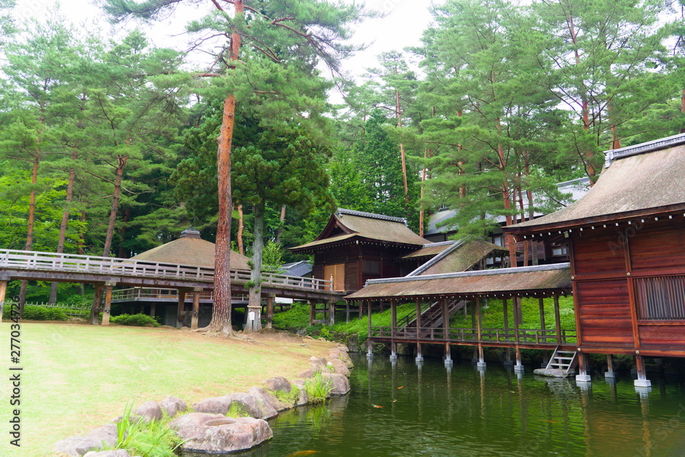 pavilion in park