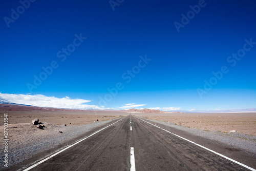 Road to San pedro de Atacama, Chile landscape