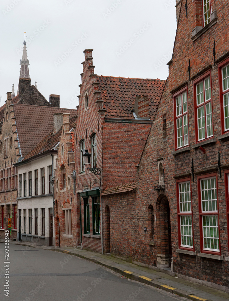 Historic city of Brugge Belgium