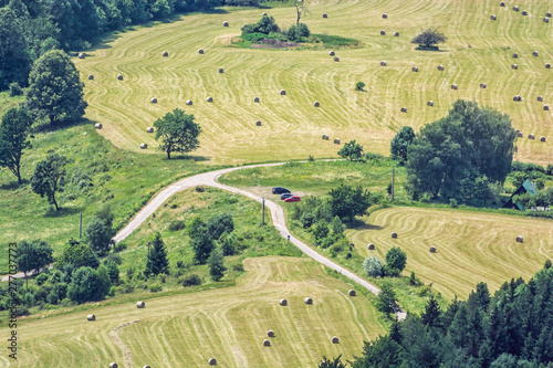 Countryside from Hrb hill, Vepor, Slovakia photo