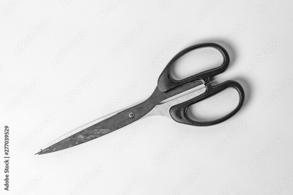 scissors white background isolated metal scissors white background isolated metal