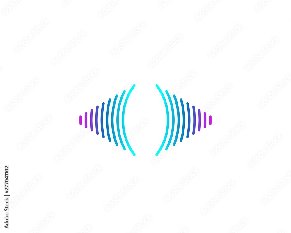 sound wave ilustration logo vector icon template sound wave ilustration logo vector icon template