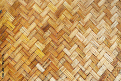 The surface and pattern of the bamboo