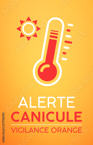 Alerte canicule, vigilance orange