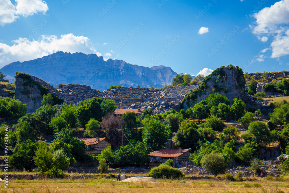 Selge ancient city theatre ruin Antalya Selge ancient city theatre ruin Antalya