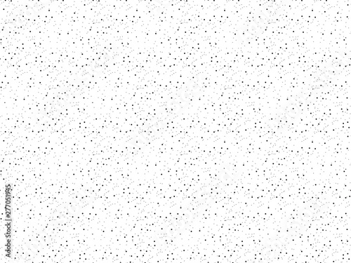 Polka dots pattern seamless background black and white. Abstract vector texture.