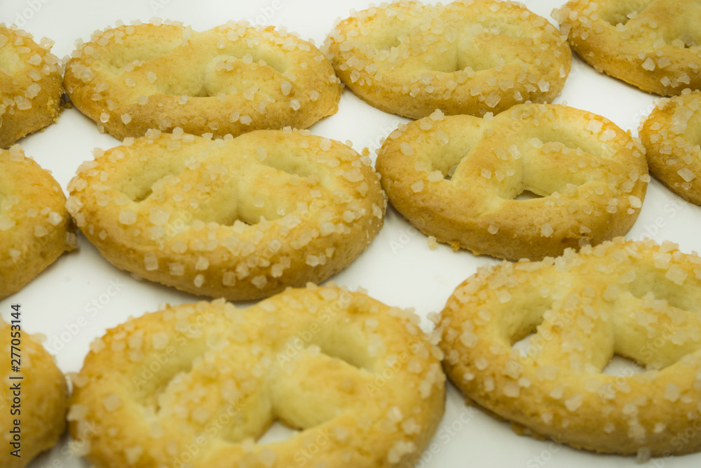 butter cookies isolated on white background butter cookies isolated on white background