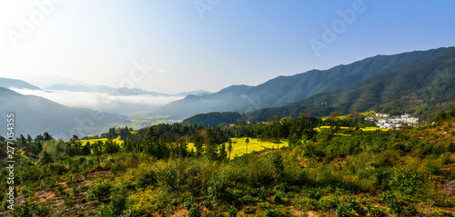 Mountain scenery in Wuyuan, Jiangxi, China