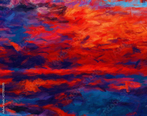 Abstract painting, Wall art, Canvas print, Oil paint, Modern drawing, Texture...