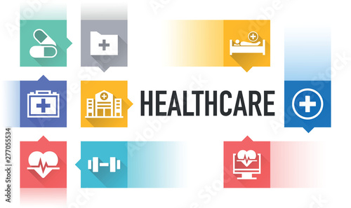 HEALTHCARE ICON CONCEPT