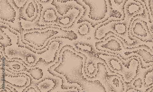 Camouflage pattern. Seamless background. Brown, beige, khaki military camouflage. Abstract seamless fashion pattern. Vector
