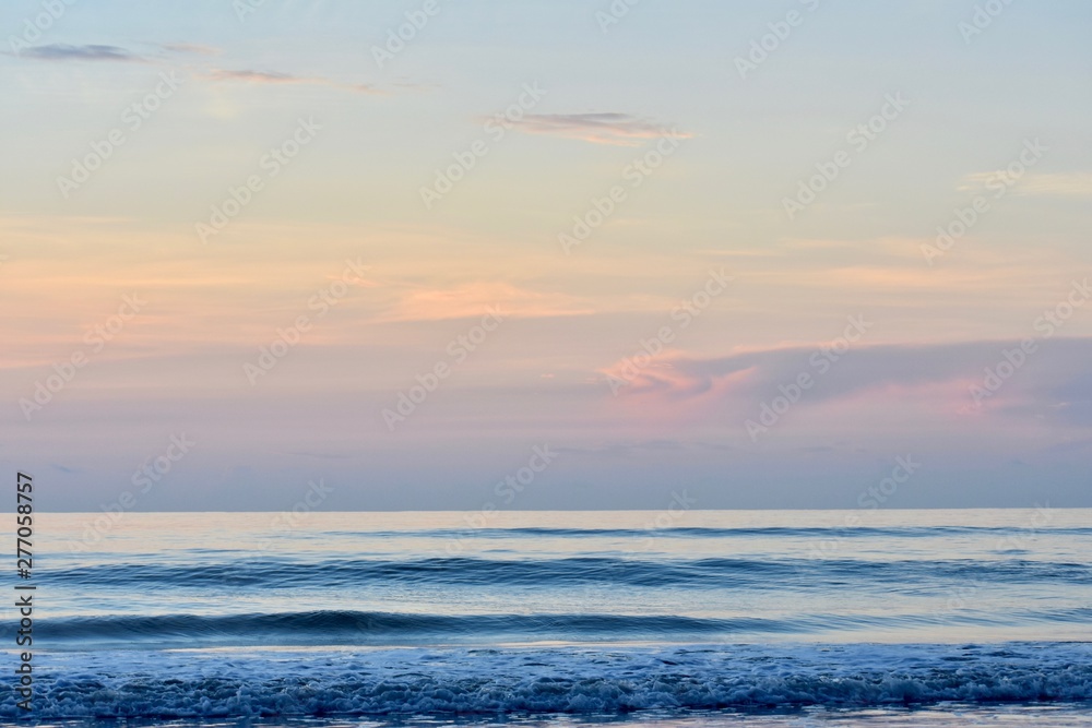 Sunrise over atlantic ocean