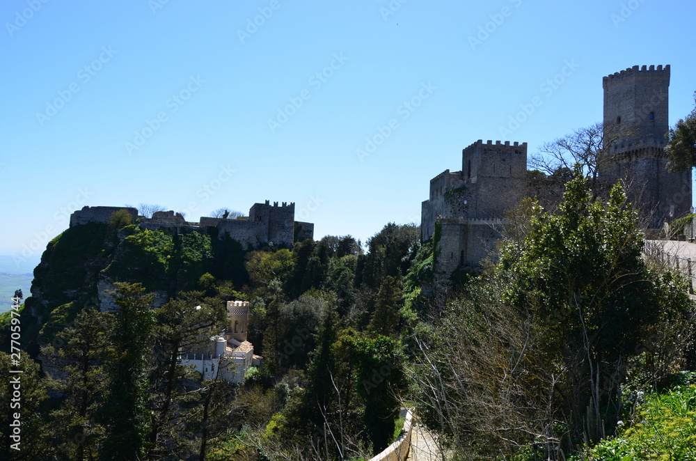Medieval Castle in Erice, Italy