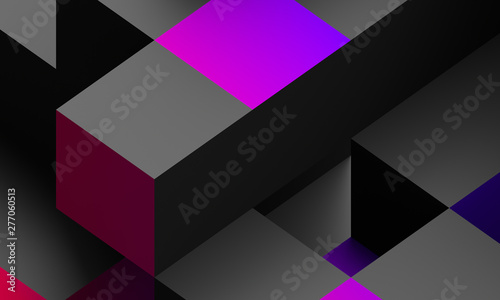 Abstract 3d render, modern ...