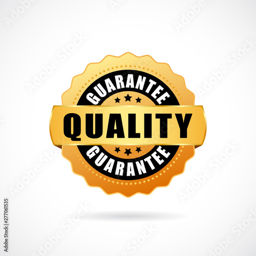Quality guarantee vector icon