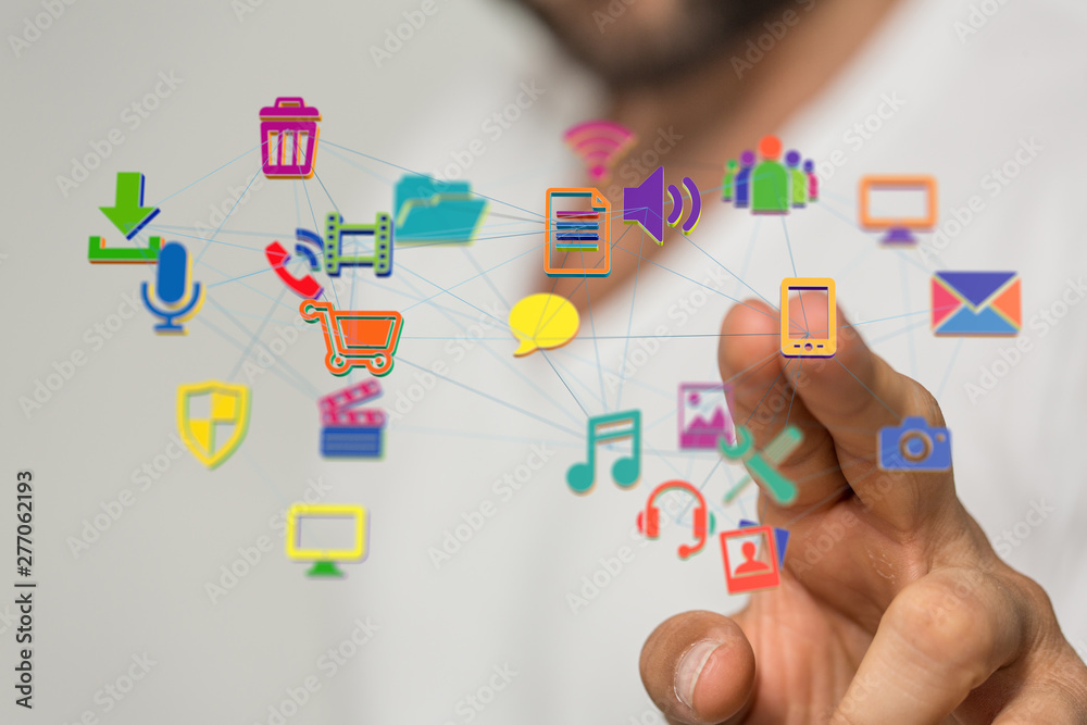 Protect Cloud Information Data Concept.. Protect Cloud Information Data Concept..