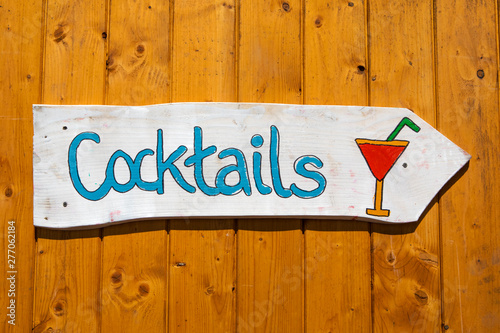 Cocktails Sign