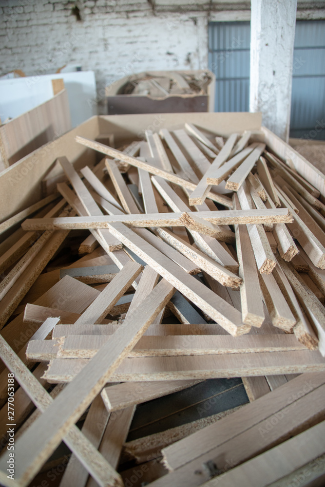 Taking photographs of wood plywood, used for making pellets Taking photographs of wood plywood, used for making pellets