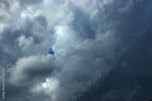 Beautiful storm sky with clouds, apocalypse like