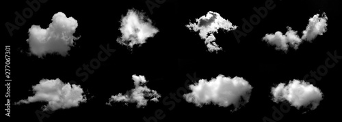 Fotografie, Obraz White cloud object for nature design summer background