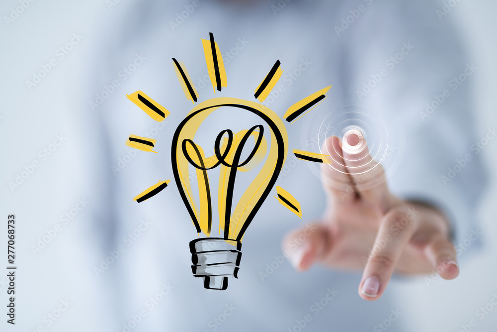 touching light bulbs, new ideas with innovative technology and creativity. touching light bulbs, new ideas with innovative technology and creativity.