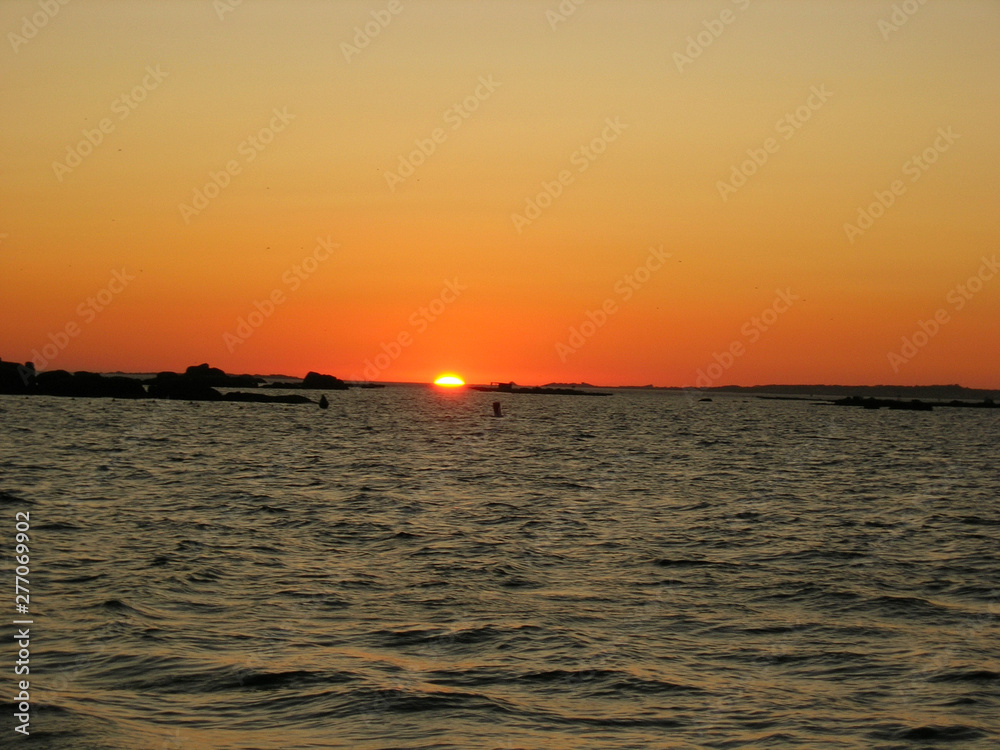 Secuencia de fotos de la puesta de sol del 9 de agosto de 2009. Foto 7
