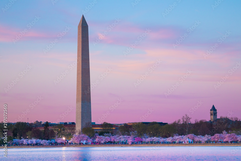 Washington Monument on national  mall in Washington DC