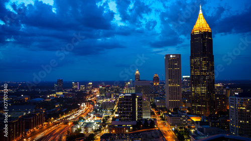 Atlanta by night photo