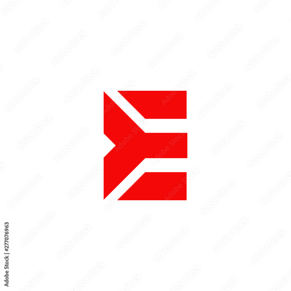 E letter initial logo design template E letter initial logo design template
