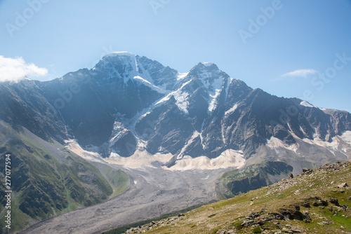 Mount Donguz-Orun, glacier Seven. Elbrus, Caucasus