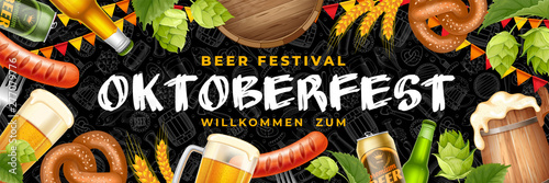 Oktoberfest Beer Festival Banner