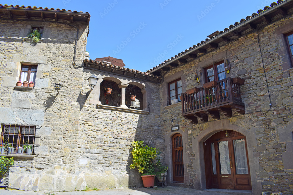 Rupit, pueblo de montaña en provinvia de Barcelona