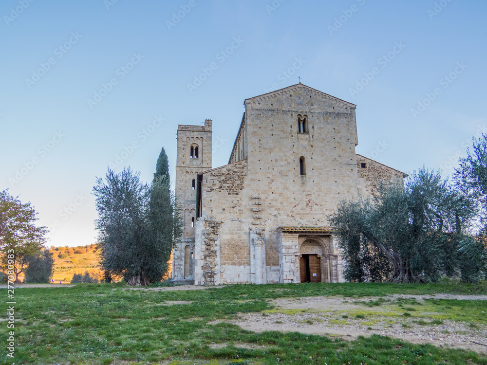 Abbey of Sant'Antimo in Montalcino, Tuscany, Italy