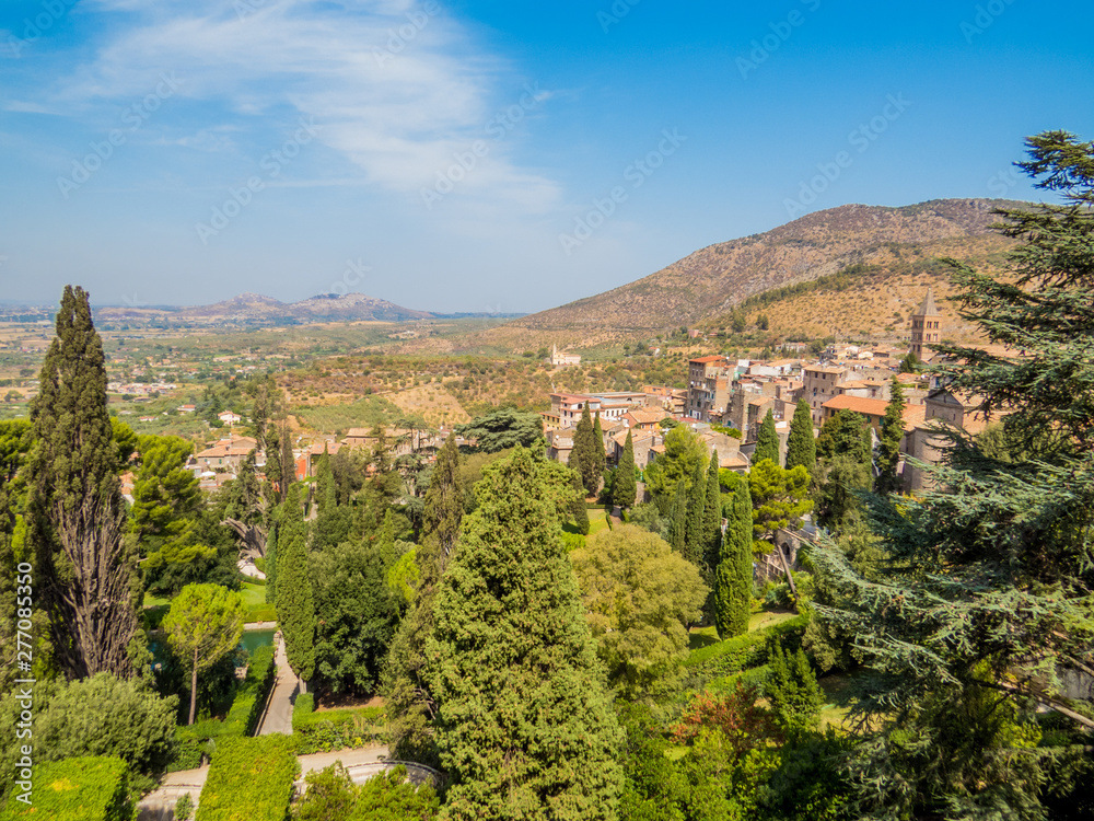 Tivoli, Italy. View from the terrace of Villa d'Este