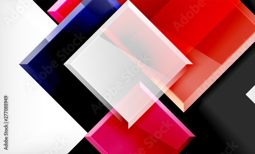 Colorful square and rectangle blocks background