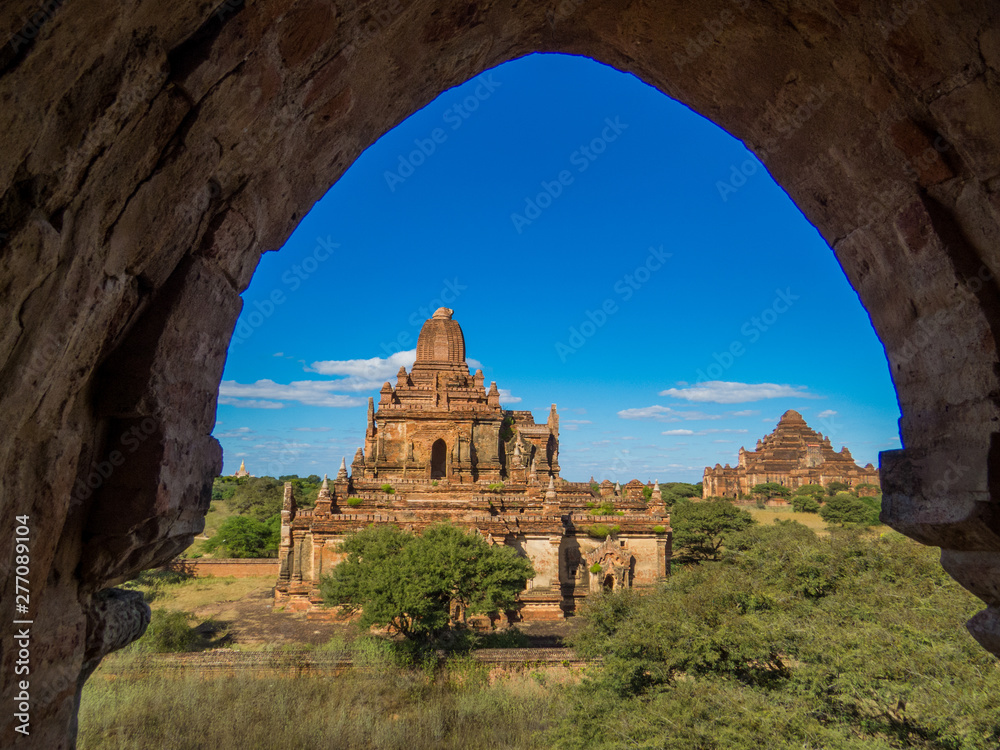 Ancient Buddhist Temples in Bagan, Myanmar