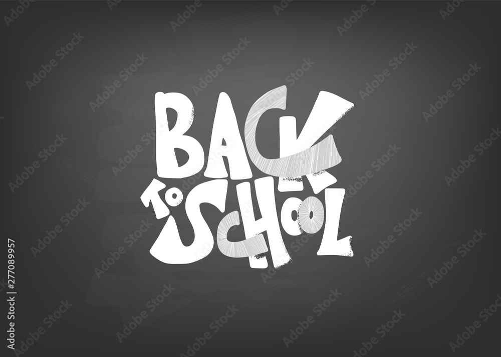 Back to school text for banner. Vector illustration. Back to school text for banner. Vector illustration.