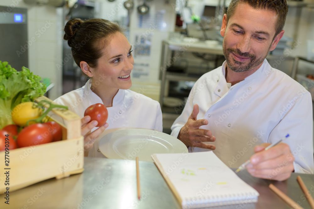 Fototapeta premium cook chefs at work