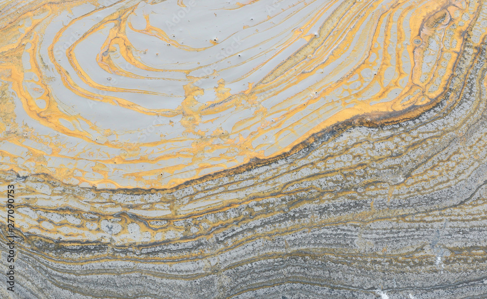 Fototapeta premium photography of abstract marbleized effect background. black, gray, gold and white creative colors. Beautiful paint