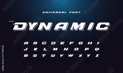 Universal font.