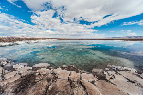 Lagunas Escondidas Reflection in the Atacama Desert