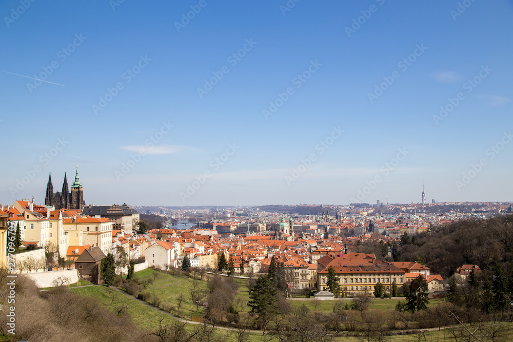 Panoramic View over Prague, Czech Republic