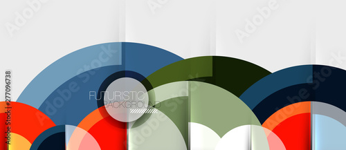 Circular geometrical design template