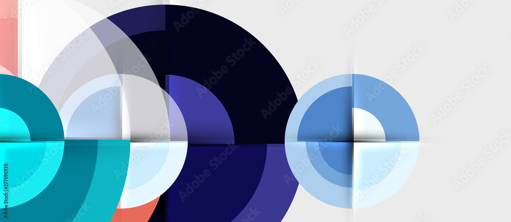 Geometric design abstract background - circles Geometric design abstract background - circles