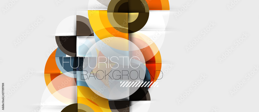Circular geometrical design template Circular geometrical design template