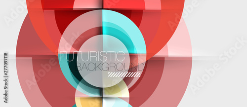 Circular geometrical design template